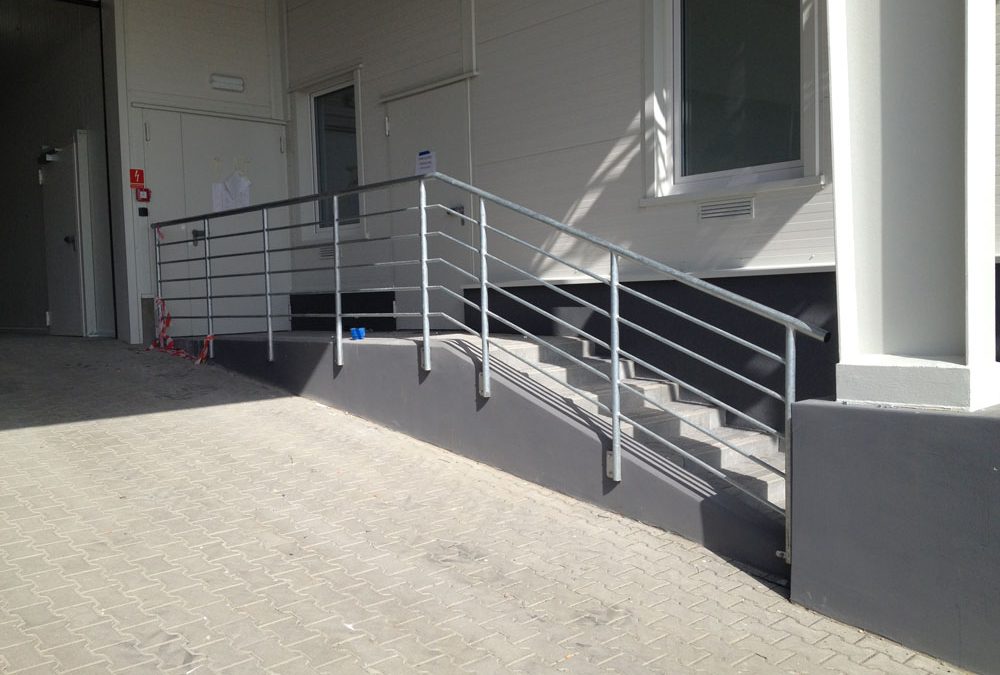 Wykonanie i montaż balustrad przemysłowych na nowym obiekcie produkcyjnym