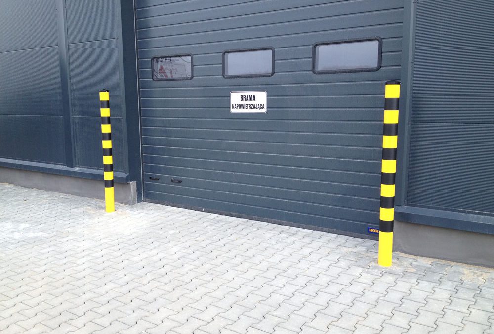 Wykonanie odbojów bram zerowych – Centrum logistyczne.